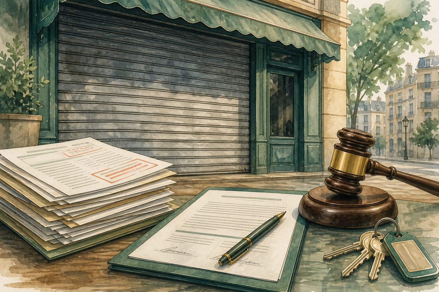 Bail commercial et impayés de loyers